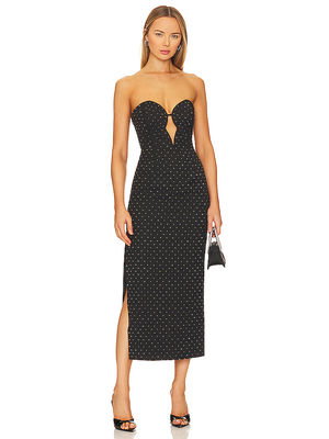 knee length dresses for ladies BARDOT Eleni Faux Leather Midi Dress In Black UK 8  Reliked