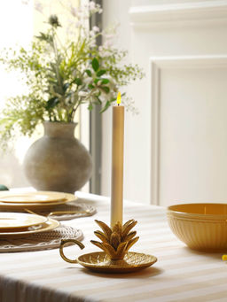 Pure Home + Living - Ivory Flickering Flameless LED Taper Candle
