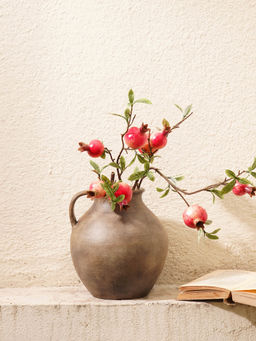 Pure Home + Living - Brown Terracotta Earthen Vase
