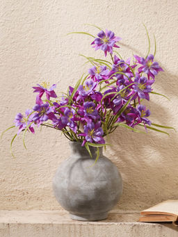 Pure Home + Living - Grey Terracotta Earthen Vase