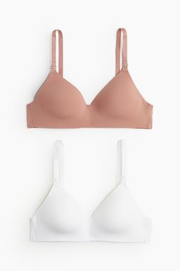 H&M - Women MAMA 2-Pack Padded Non-Wired Nursing Bras