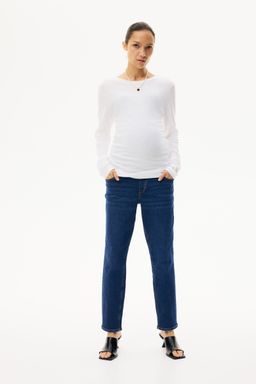 H&M - Women Blue MAMA Slim Ankle Jeans