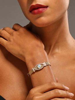 VENI - 18K Gold-Plated Stainless Steel Wraparound Bracelet