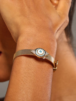 VENI - 18K Gold-Plated Stainless Steel Wraparound Bracelet