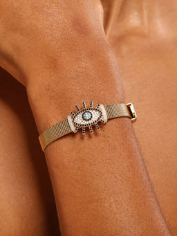 VENI - 18K Gold-Plated Stainless Steel Wraparound Bracelet