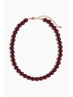 H&M - Women Red Beaded necklace