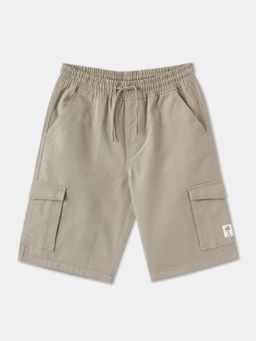 R&B - Olive Cotton Solid Shorts
