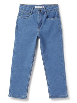 Tales & Stories - Blue Denim Solid Jeans