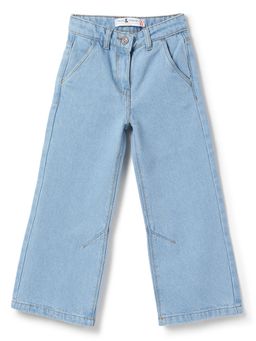 Tales & Stories - Blue Denim Solid Jeans