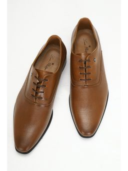 Louis Philippe - Brown Lace Up Shoes