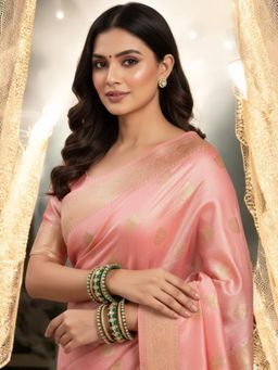 OOMPH - Green Bridal Chuda Bangle Set Silk Thread and Kundan (Pack of 10) (2.6)