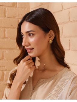 Fabindia - Silver Drop Multi-Color Earrings