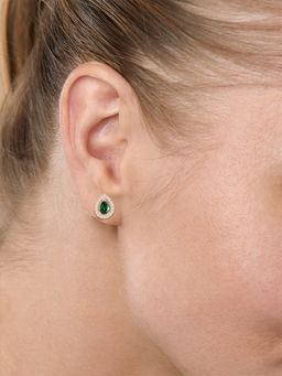 MINUTIAE - Rose Gold-Plated Contemporary Stud Earrings