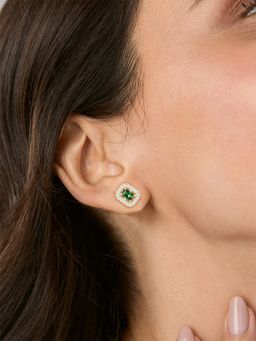 MINUTIAE - Gold-Plated Contemporary Stud Earrings