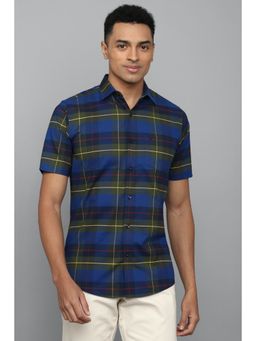 Allen Solly - Men Multi-Color Slim Fit Check Half Sleeves Casual Shirt