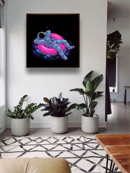 The Art House - Abstract Painting Multicolor (30X30 Inches)