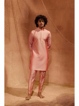 Eleven Brothers - Light Pink Tagai Silk Kurta with Trouser