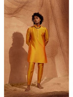 Eleven Brothers - Yellow Tagai Silk Kurta with Trouser