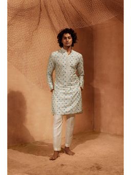 Eleven Brothers - Aaina Mirror Silk Kurta with Trouser