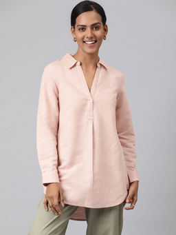Fabindia - Cotton Linen Solid Tunic