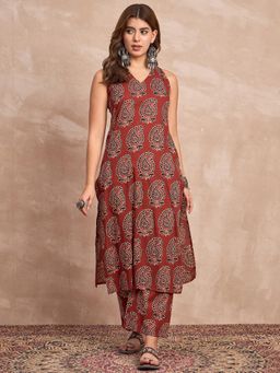 Varanga - Rust Printed Co-Ord Set
