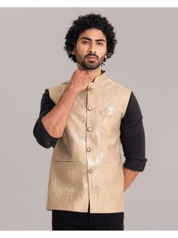 Lightpole - Men's Brown Nehru Jacket