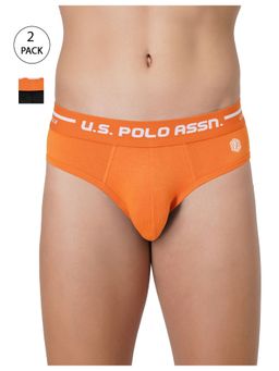 U.S. POLO ASSN. - Men Assorted Iyah Stretch Jersey Brief (Pack Of 2)