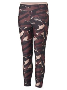 Puma - Modern Sports Aop 7-8 Girls Purple Tights