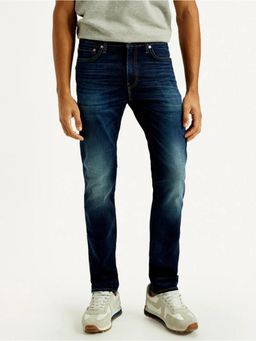 Levi's - Mens 511 Slim Fit Dark-Blue Jeans
