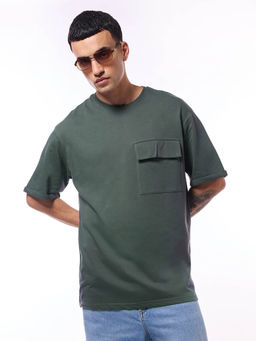 Bewakoof - Heavy Duty 1.0 Men's Grey Oversized T-shirt