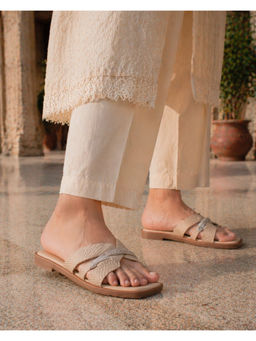 MyMy Footwear - Shiny Steps Open Toe Flats