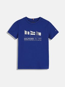 Tommy Hilfiger - Boys Blue Graphic T-Shirt