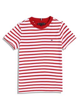 Tommy Hilfiger - Boys Red Stripes T-Shirt