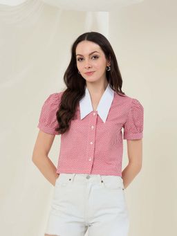 StyleStone - Red Checks Regular Shirt