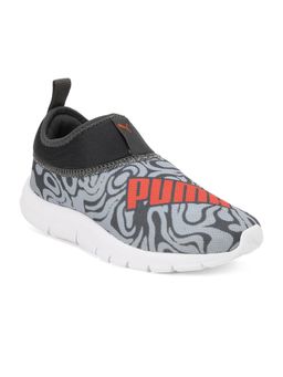 Puma - Troopy Pre School Kids Grey Casual Shoes