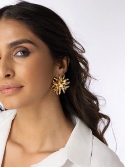 Joules By Radhika - Golden Bloom Earrings