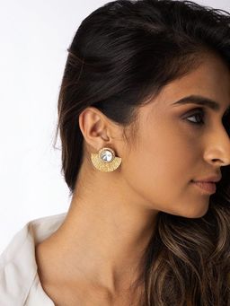 Joules By Radhika - Tassel Fan Stud Earrings