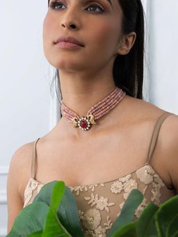 Joules By Radhika - Magnificent Regal Choker Necklace Set