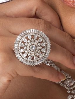 Joules By Radhika - Artisan Motif Statement Ring