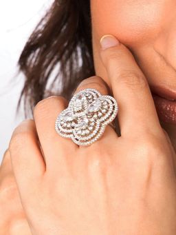 Joules By Radhika - Shimmer Bloom Ring