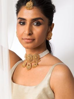 Joules By Radhika - Regal Indian Heirloom Necklace Set