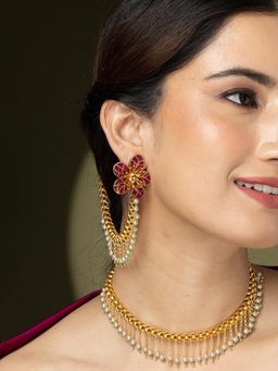 Joules By Radhika - 2 In 1 Blossom Chain Drape