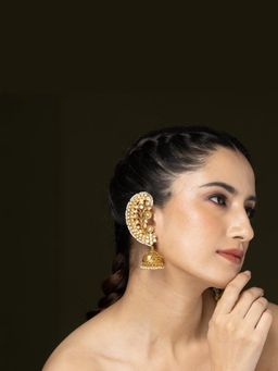 Joules By Radhika - 2 In 1 Kaanphool Cuff Earrings