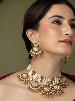 Joules By Radhika - Jhoomer Dome Wedding Necklace Set