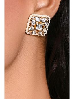 Joules By Radhika - Kundan Keshi Earrings