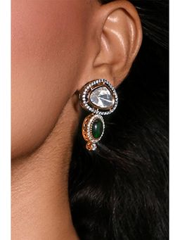 Joules By Radhika - Crimson Cascade Earrings