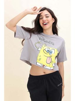 Zivame - Women Grey Lounge T-shirt