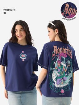 The Souled Store - Aquarius Women Oversized T-Shirt