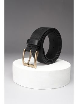 Peter England - Men Black Leather Belt