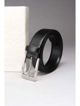 Peter England - Men Black Leather Belt